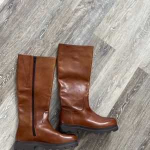 Camper boots brown leather size 9